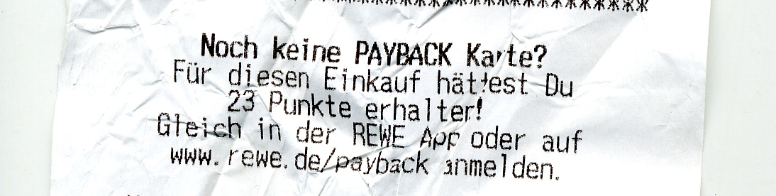Mein Einkauf heute