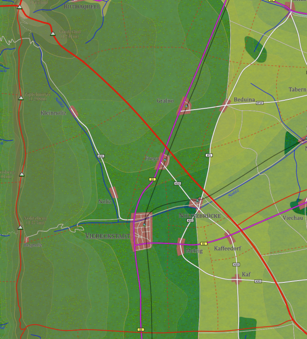 Landkreis Viereckstadt (Ackerland)