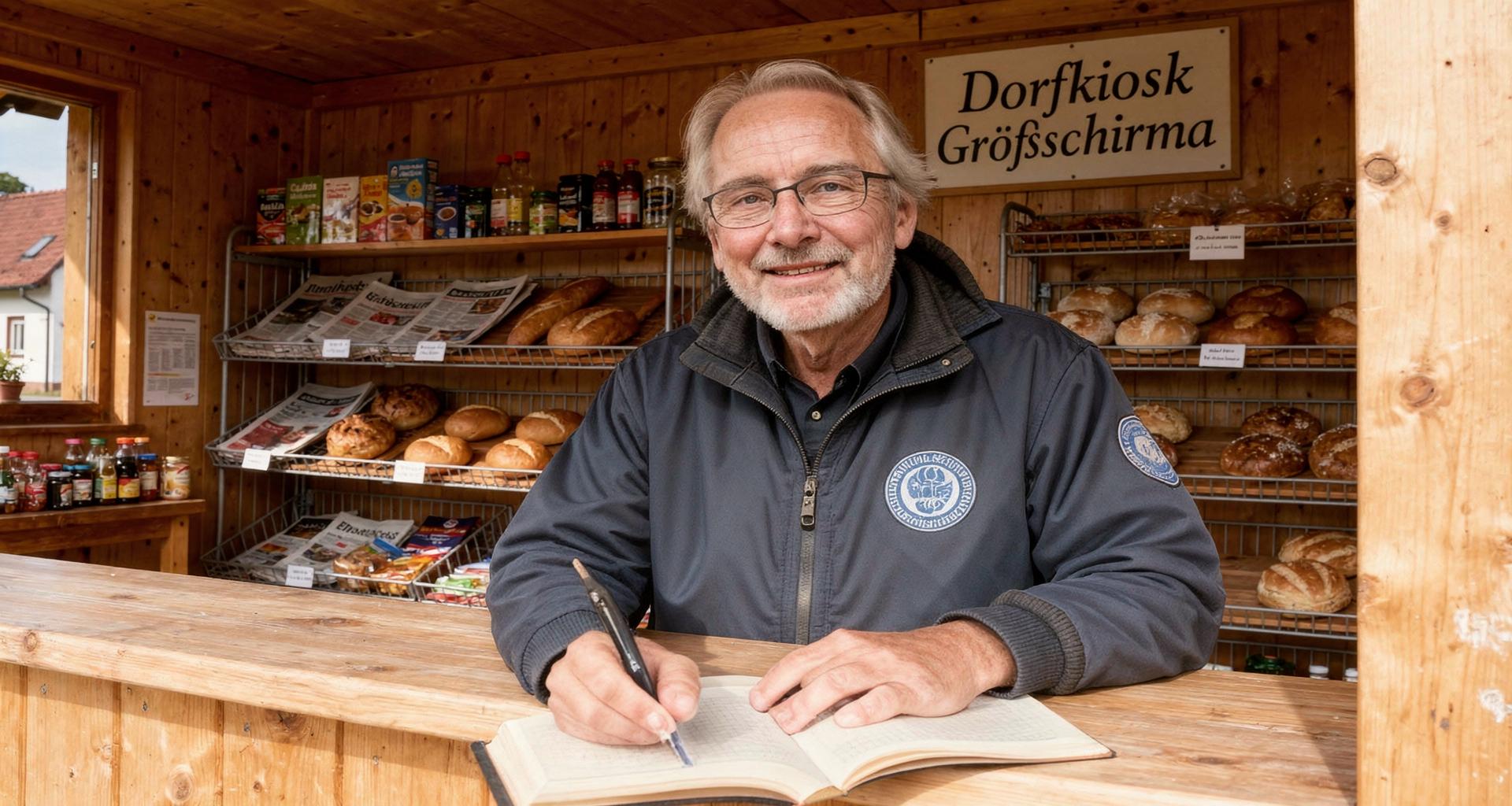 Dorfkiosk in Großschirma