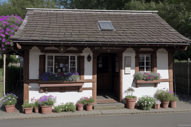 Dorfkiosk in Großschirma