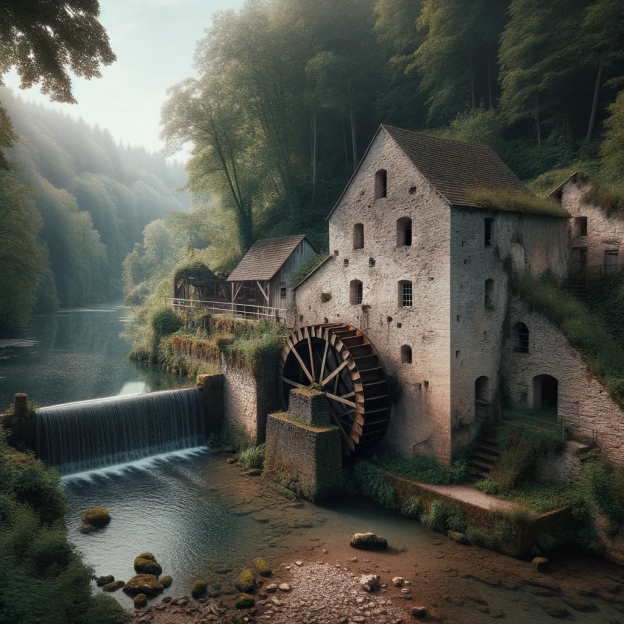 Alte Mühlen von Altmühl – Die Mittlere Mühle