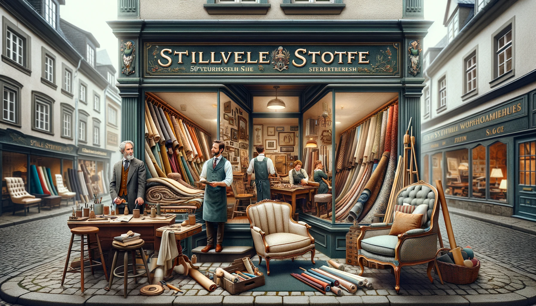 Polsterei ‚Stilvolle Stoffe‘