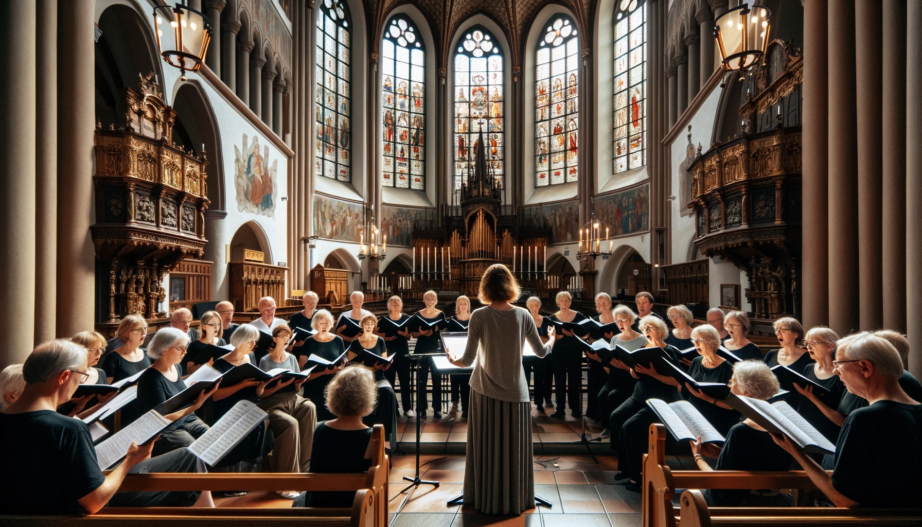 Chor der St. Ludgerus-Kirche in Wehren