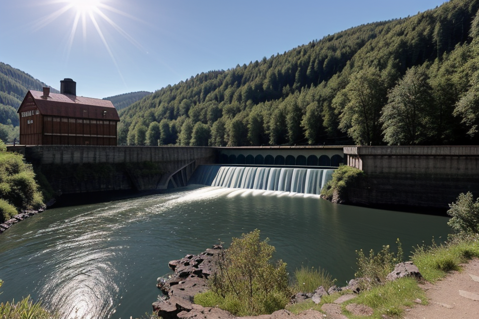 Wasserkraftwerk von Rehstadt