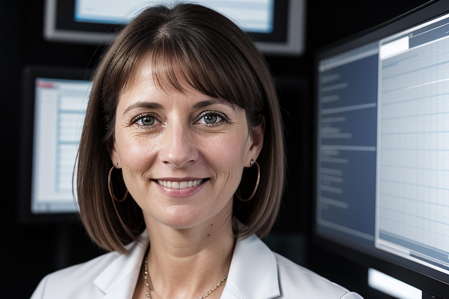 Dr. Lena Schmidt (*1978), Leiterin F&E bei der Nolitztal Elektronik GmbH
