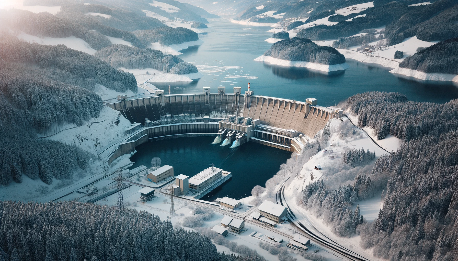 Wasserkraftwerk in Alno