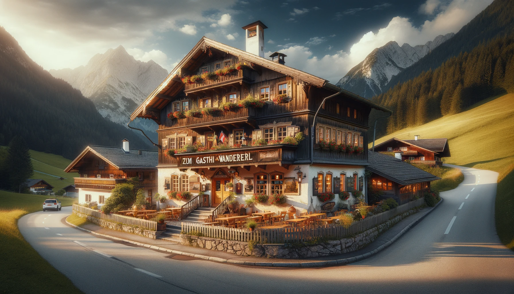 Gasthaus „Zum Wanderer“ in Wethaquell