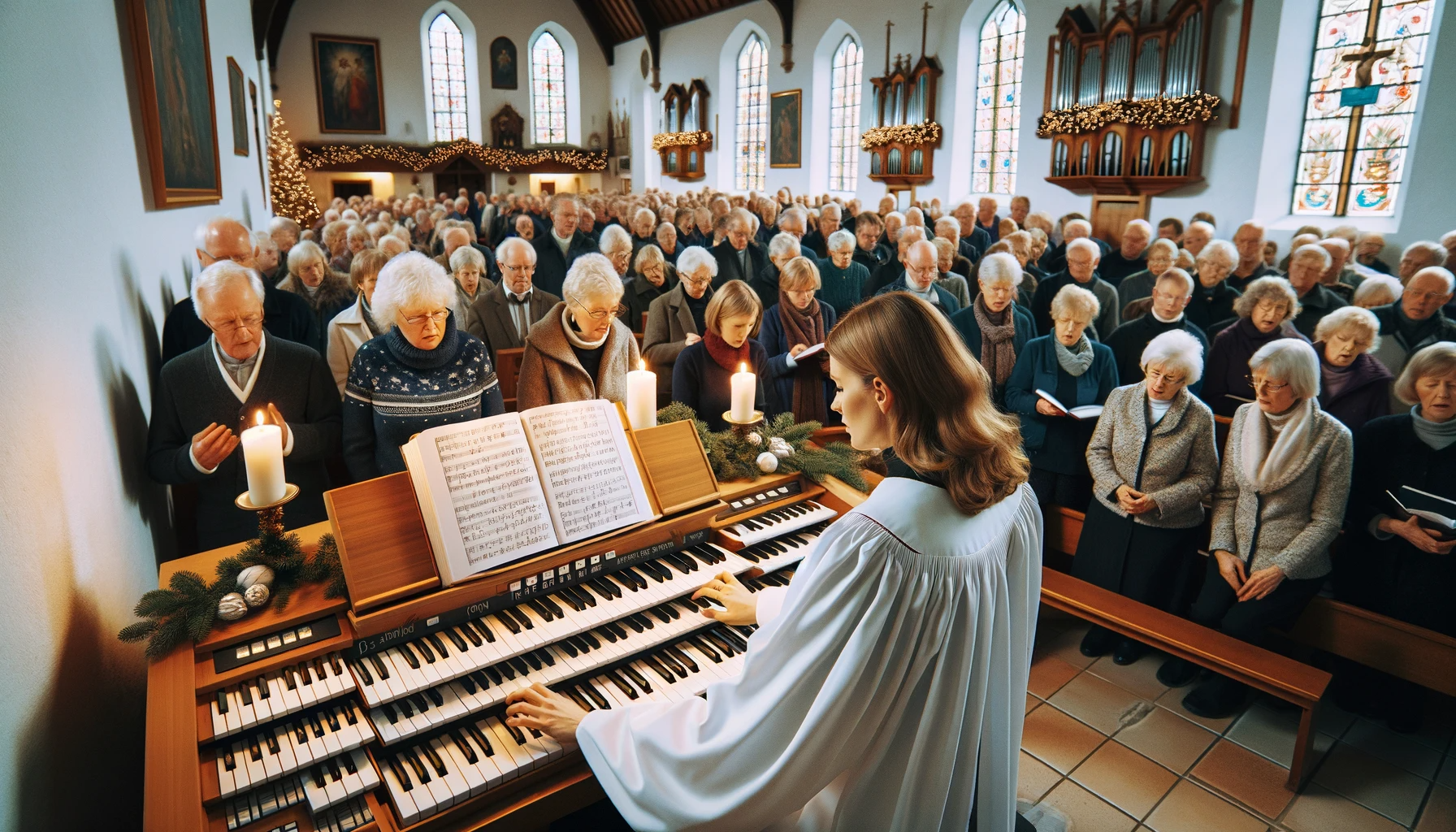 Wunschliedersingen in der Dorfkirche in Wethafähre