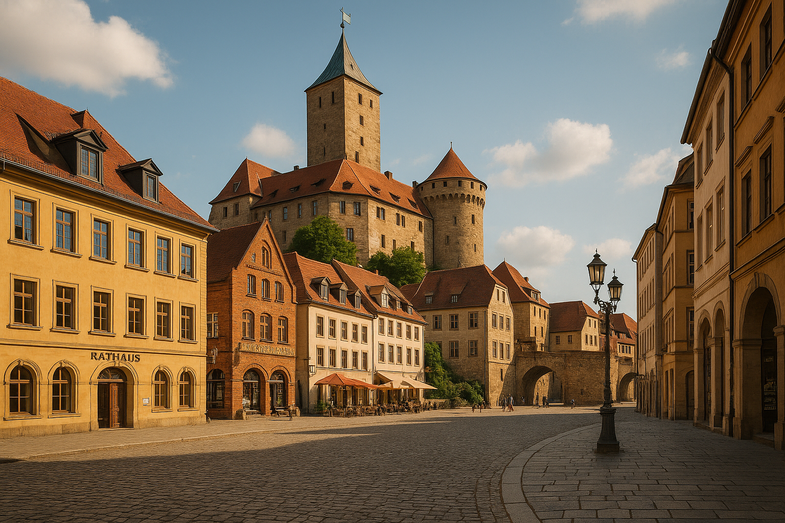 Bierona Zentrum mit Schloss des Goposius II.