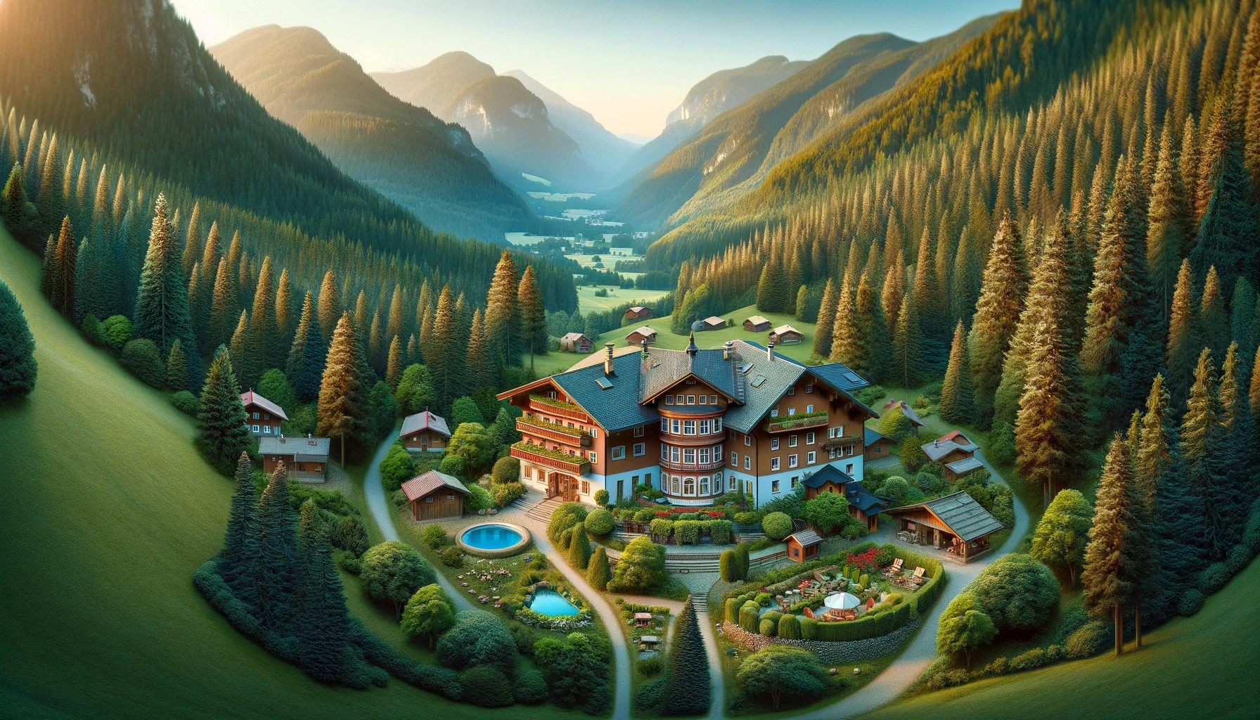 Hotel Bergblick in Porta