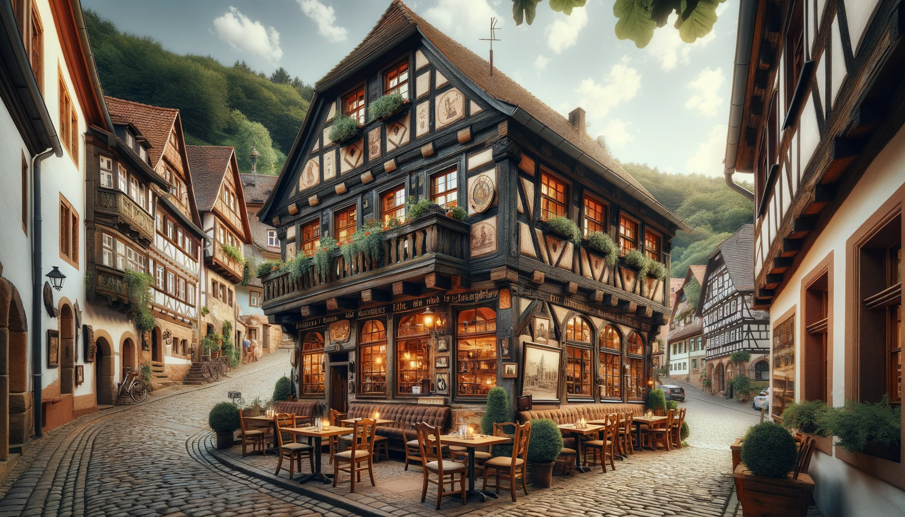 Gaststätte „Zum alten Eichbaum“ in Fantos