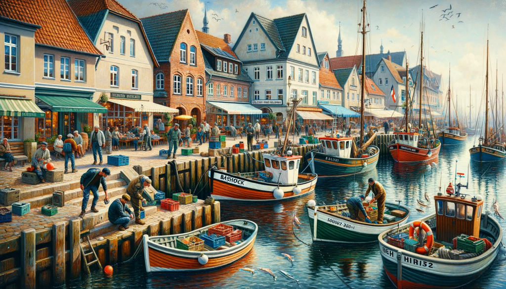 Fischereihafen in Barock