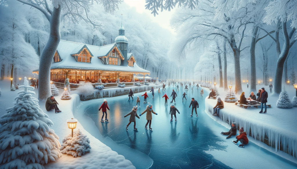 Stadtpark Bergstedtchen im Winter
