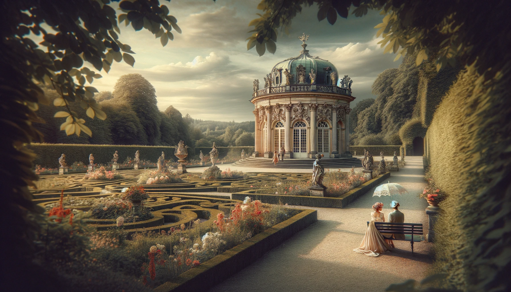 Pavillon der Osterlunda im Schlosspark Neuburg