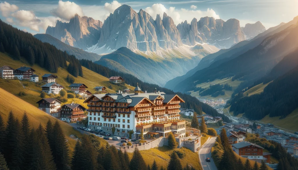 Hotel „Bergblick“ in Buthaquell