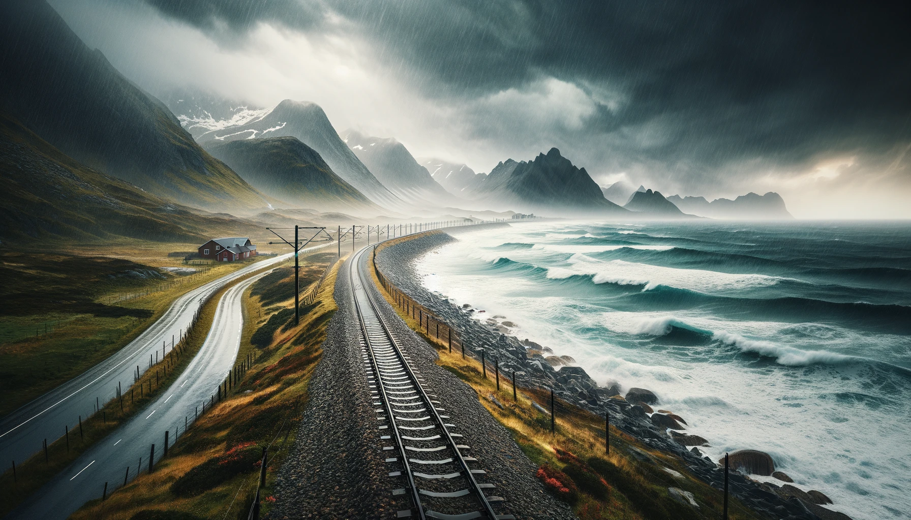 Linie 82 (Sturmlandbahn) – Von Western nach Nordfähre auf der Sturminsel