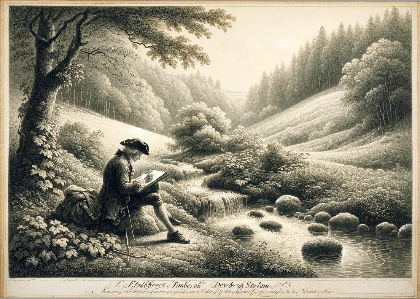 Etzelbrecht Timberlake, genannt der Kandis (1754 – 1823), Dichter