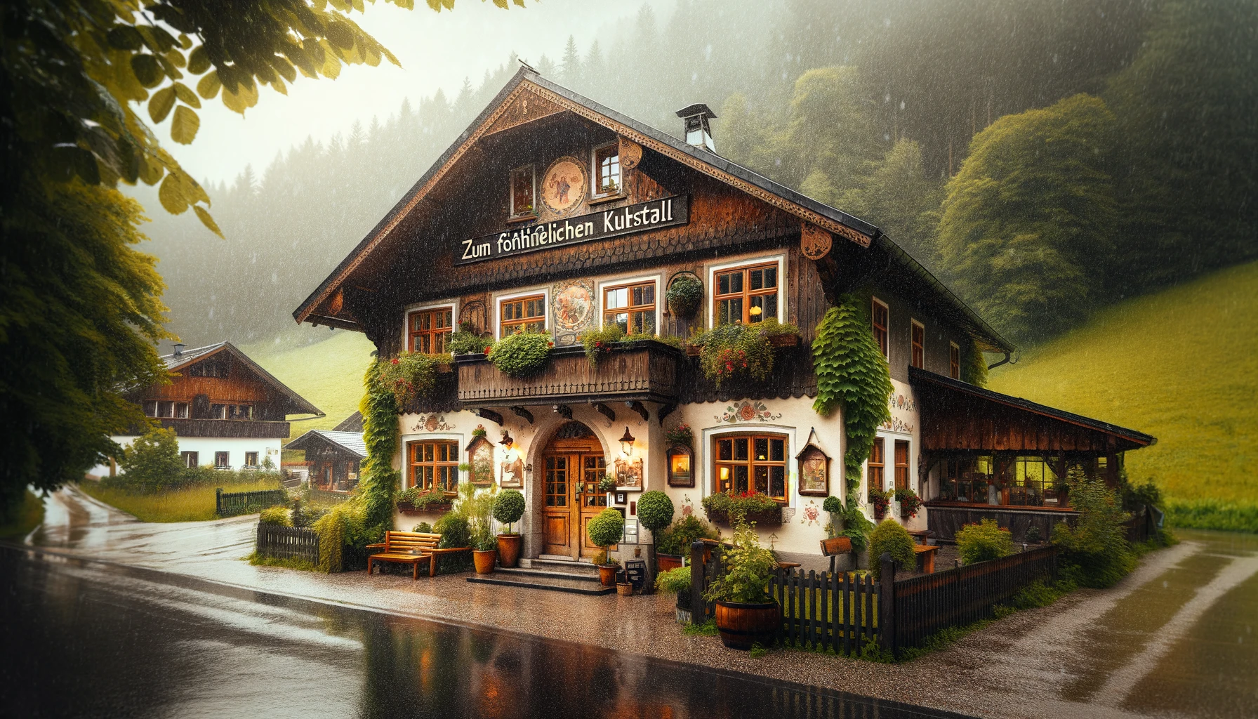 Gaststätte „Zum fröhlichen Kuhstall“ in Butterfeld