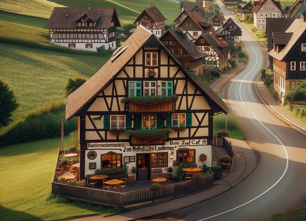 Bauerncafé „Zum fröhlichen Landmann“ in Chalkos