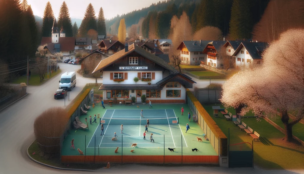 Tennisplatz in Altschik