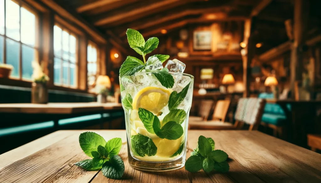 Frische Minzlimonade