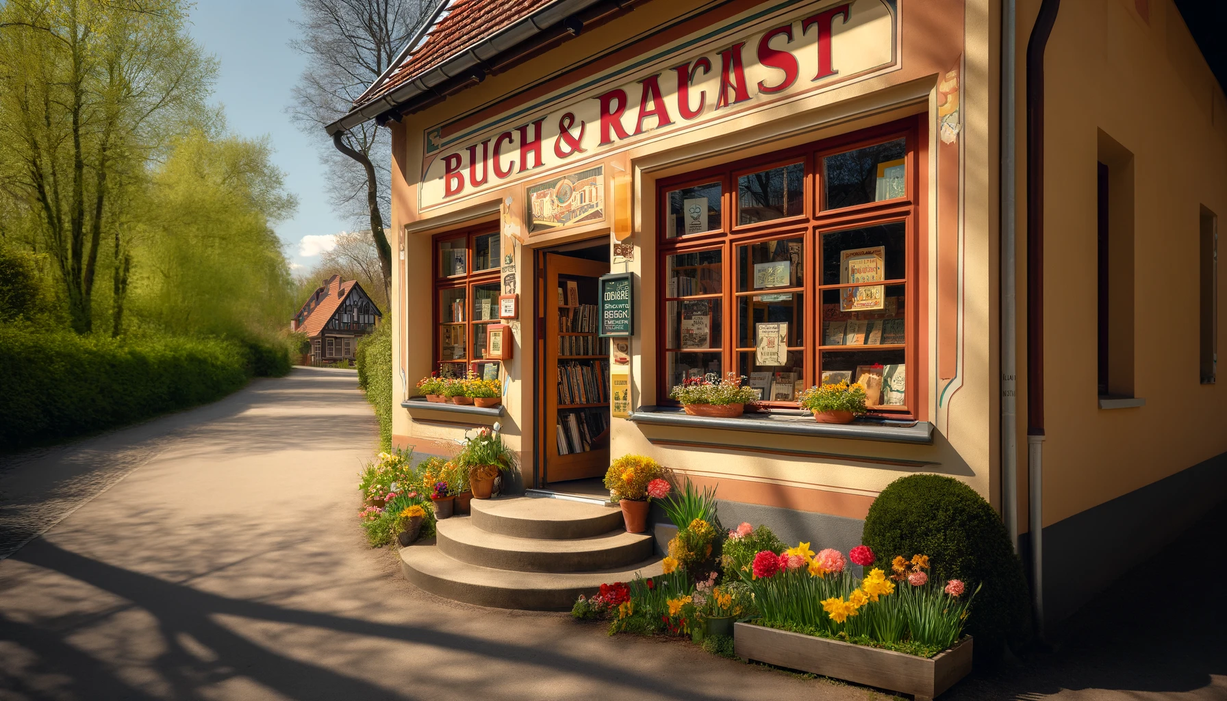 Buchgeschäft „Buch & Rast“ in Noreck