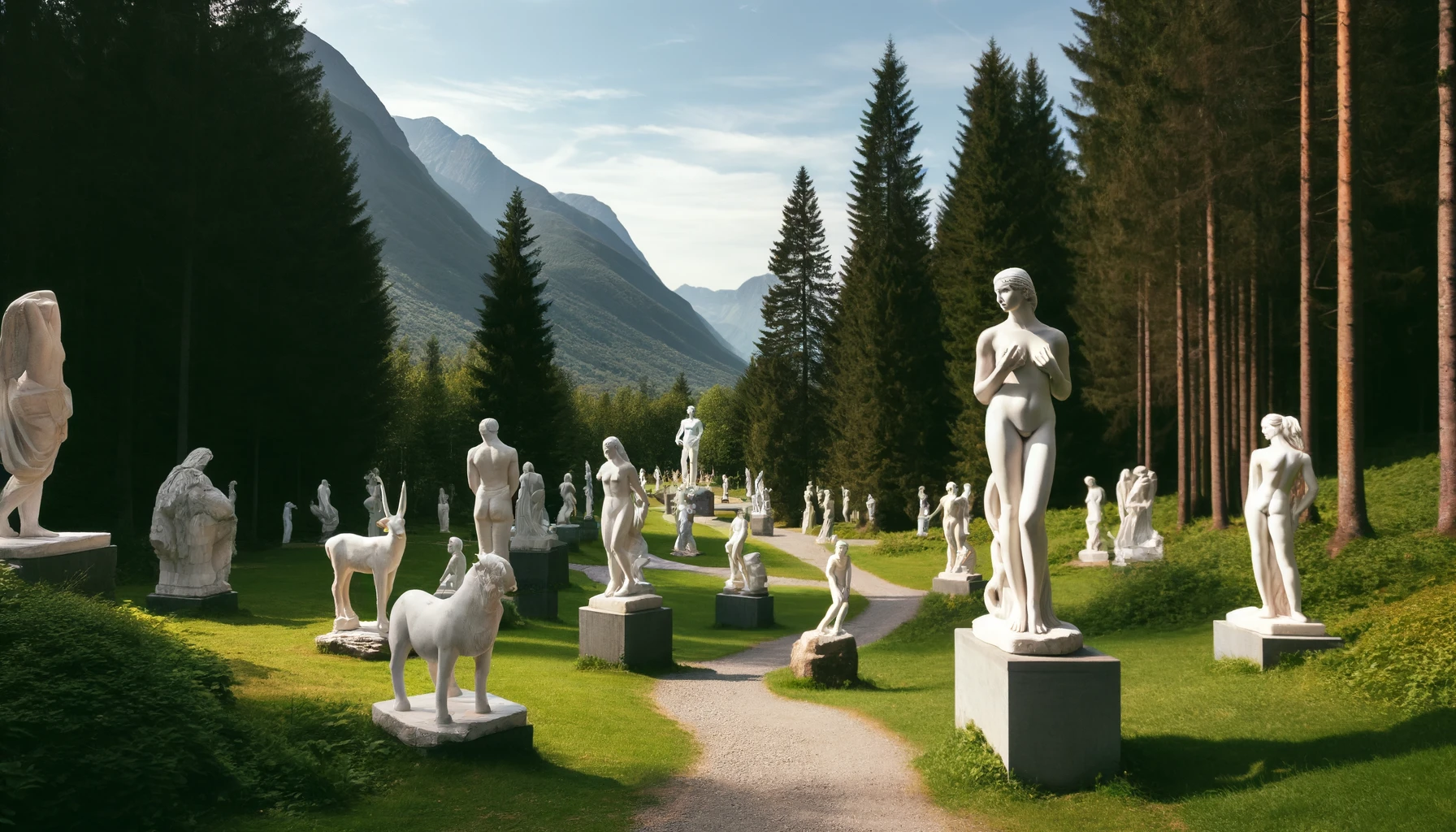 Skulpturenpark bei Nehra