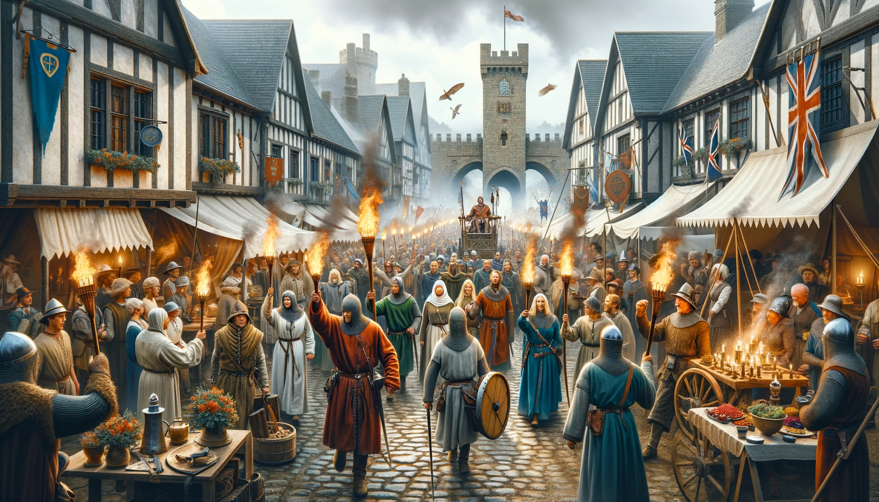 Burgfest auf der Burg Tobris
