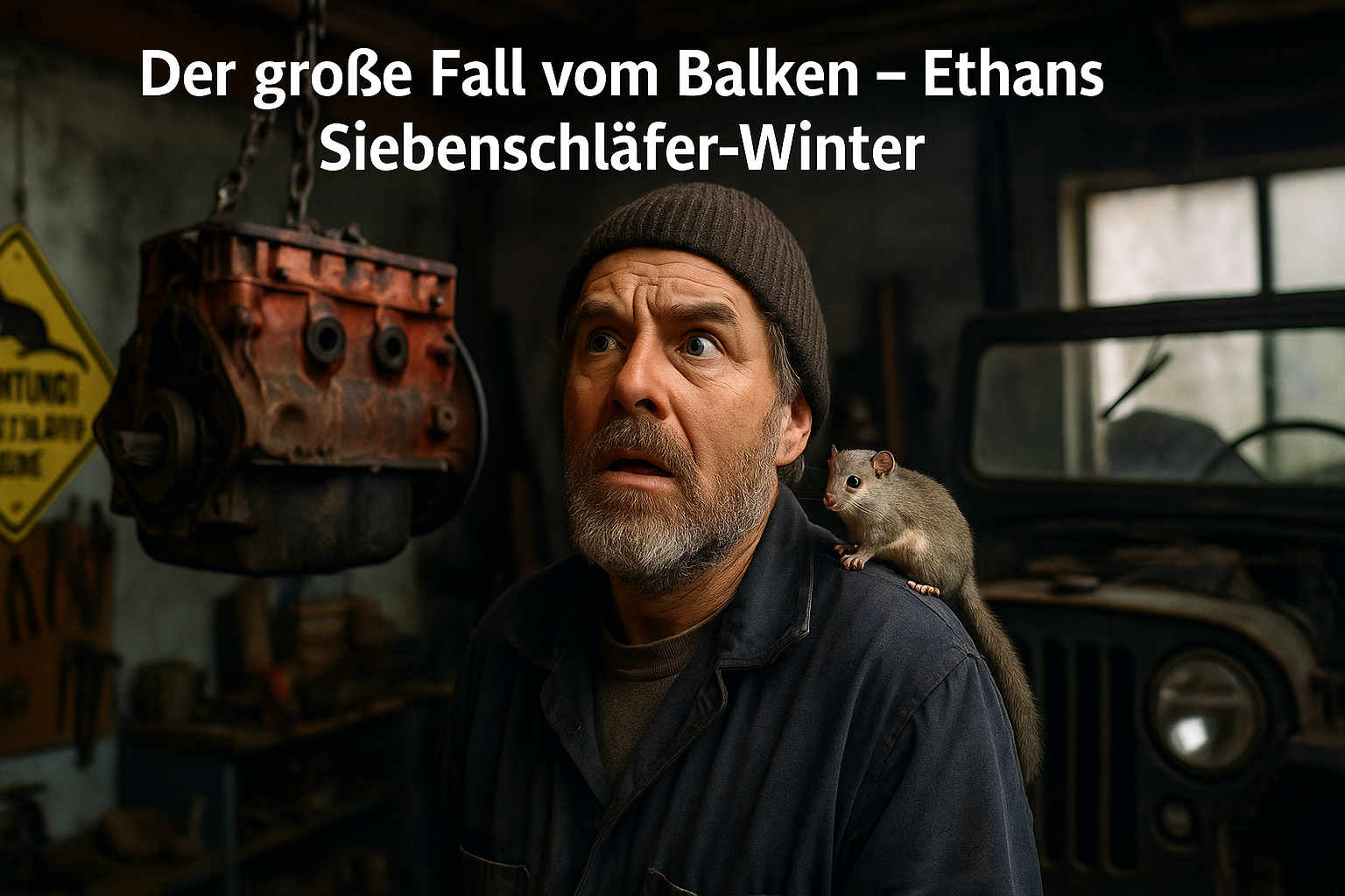 Der große Fall vom Balken – Ethans Siebenschläfer-Winter