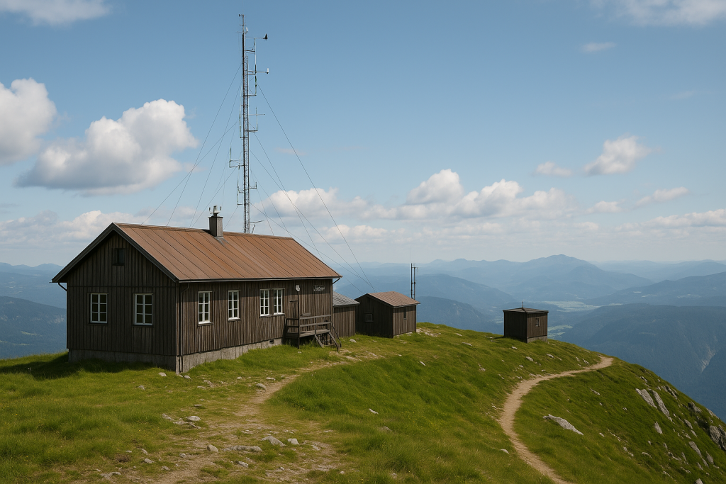 Meteorologischer Stützpunkt „Hoher Zahn“ (Flecken Wetterstation – Gemeinde Darso)
