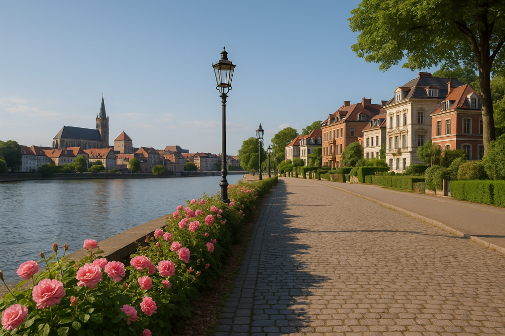 Uferstraße in Bierona Nordwest