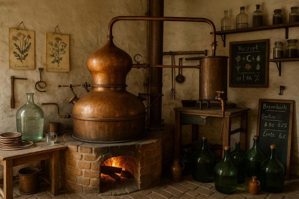 Brennerei im Kräuterhof Haldenwies