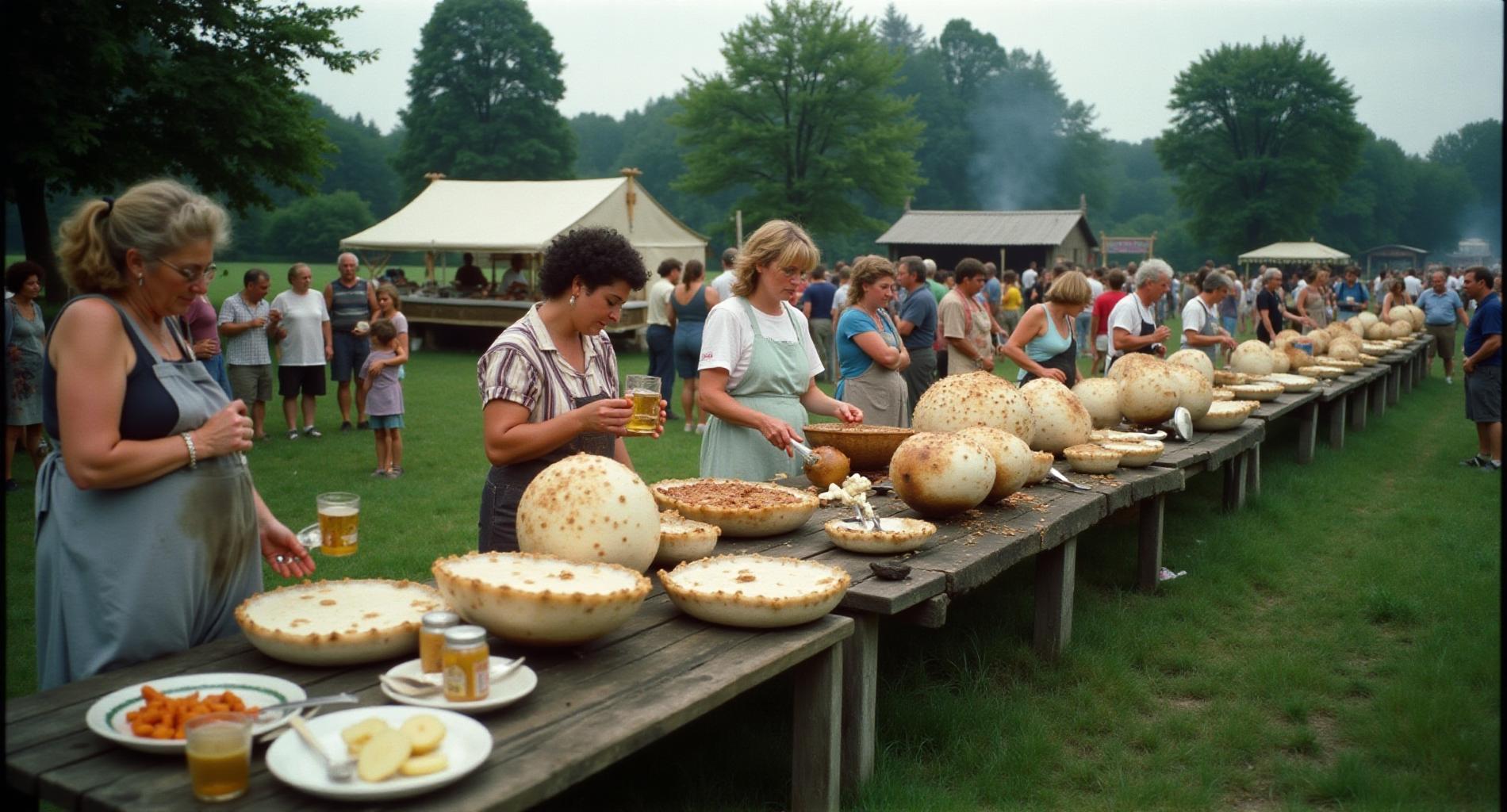 Bovist-Fest von Stadtnähe