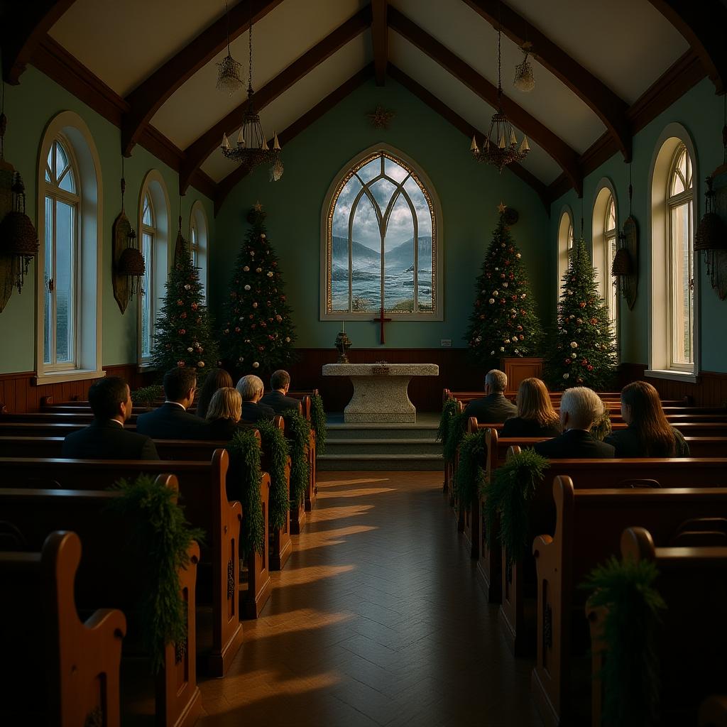 Heiligabend in der Dorfkirche St. Birgitta