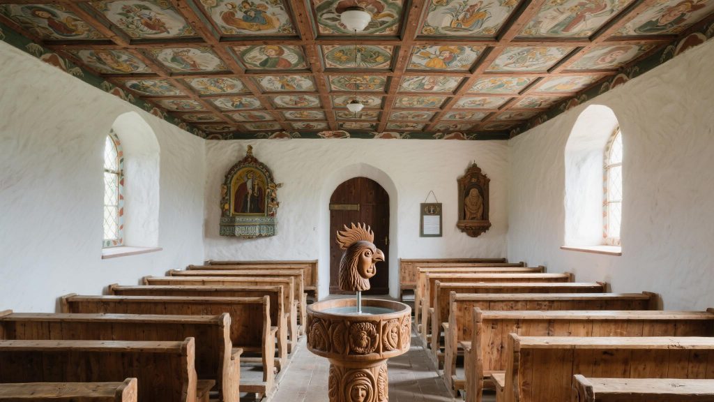 In der Johanneskirche in Noskim