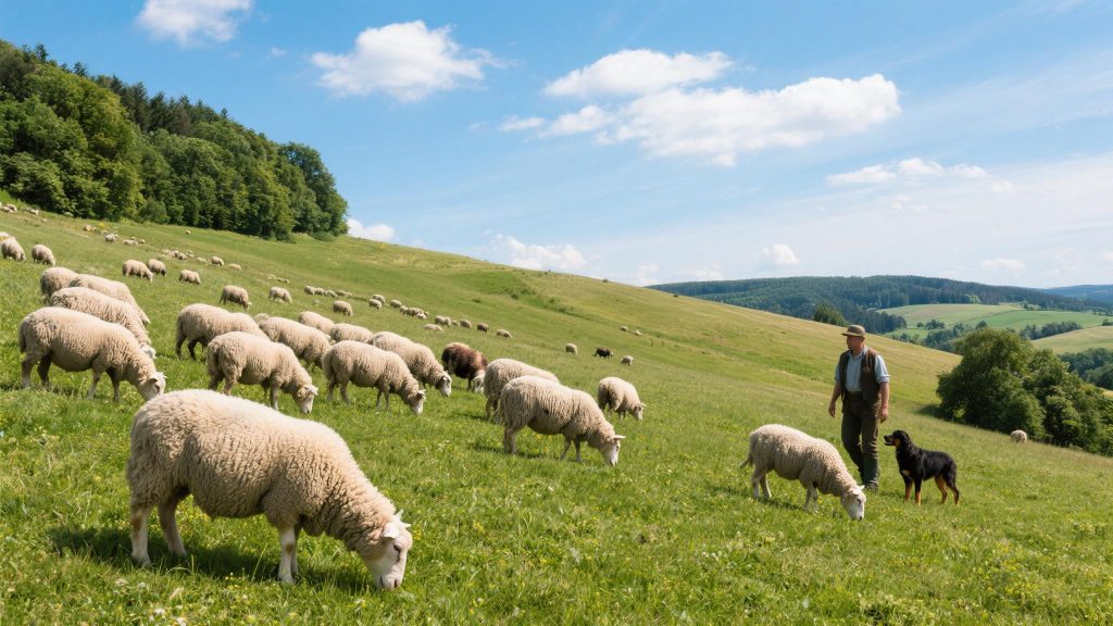 Schafzucht bei Krisdorf
