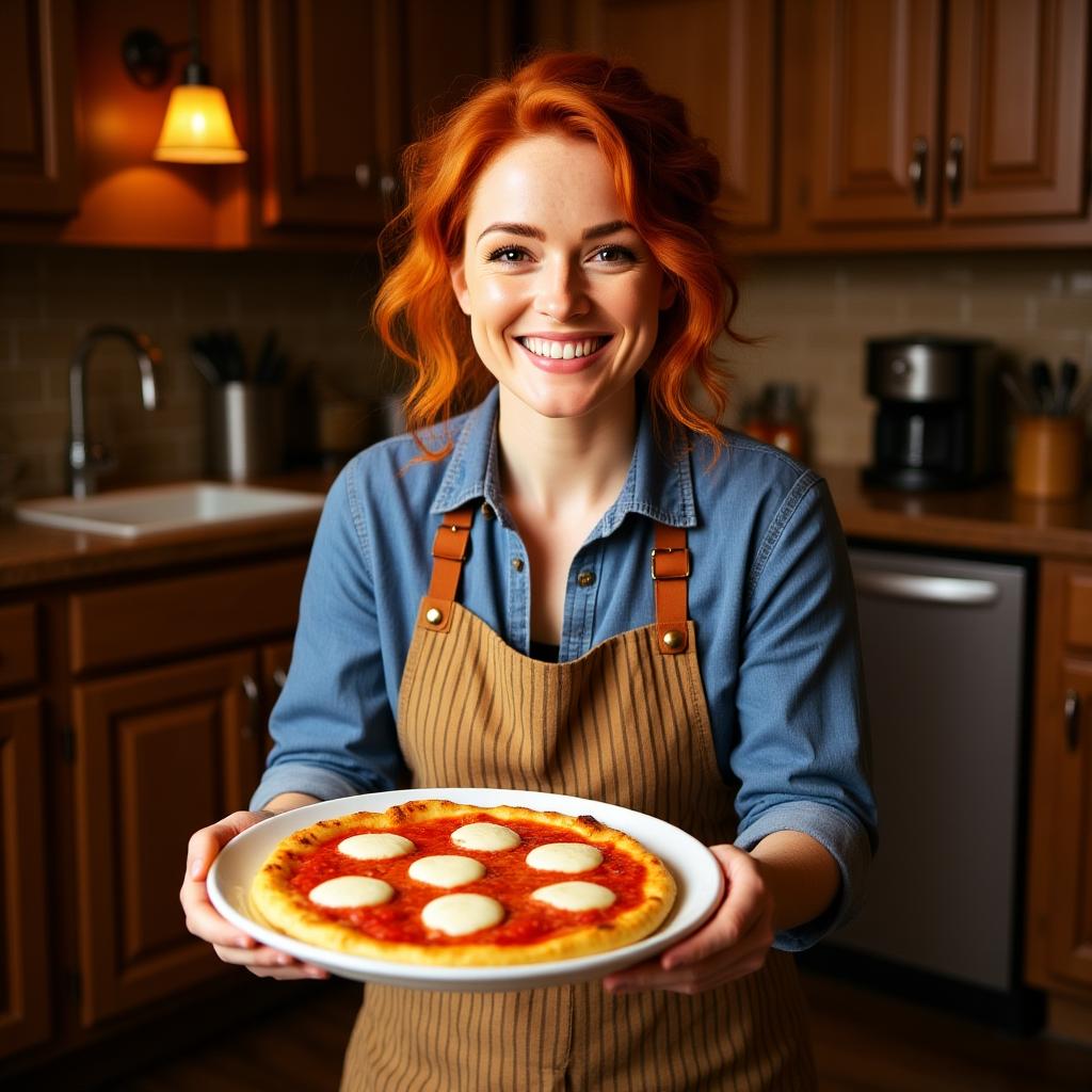 Pizza Margherita mit Büffelmozzarella