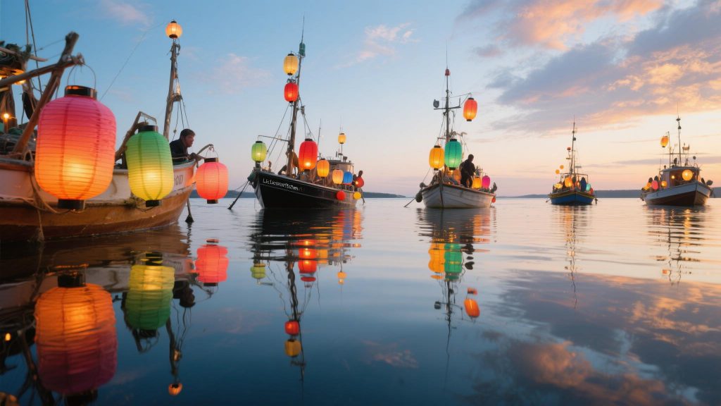 Lichterfischen in Strandmule