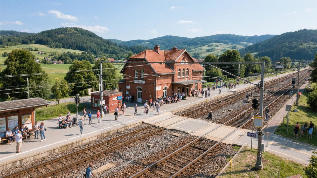 Bahnhof von Wisnitz