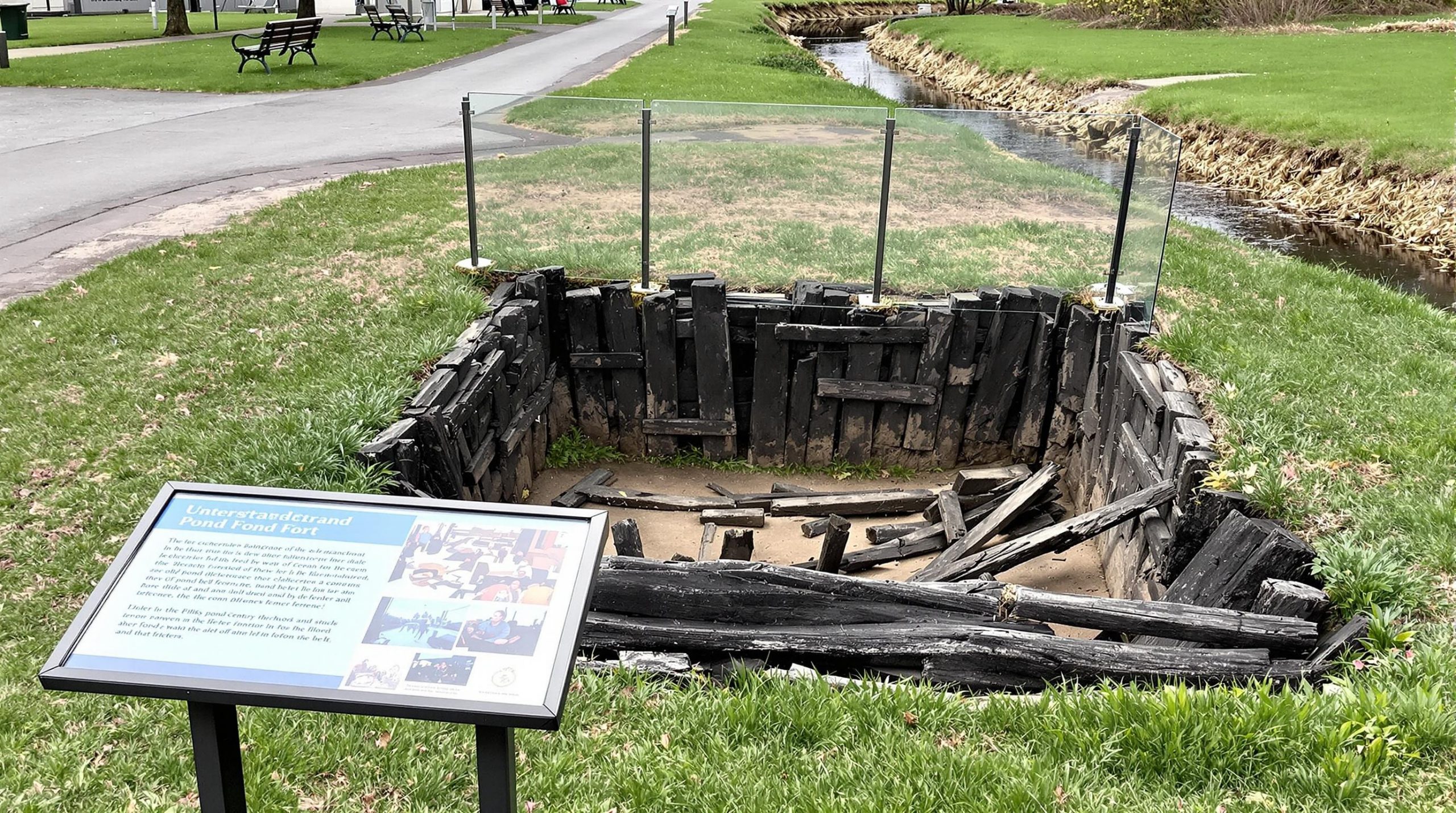 Das Teichkastell von Unterstrand