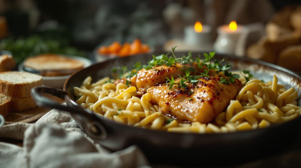 Kaninchen mit Wacholder