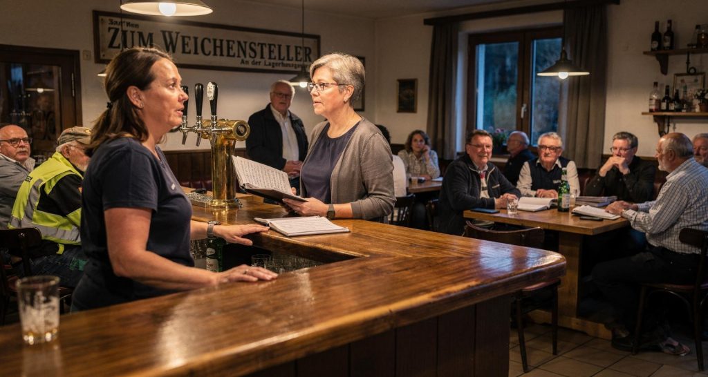 Dorfkneipe „Zum Weichensteller“ in Samo