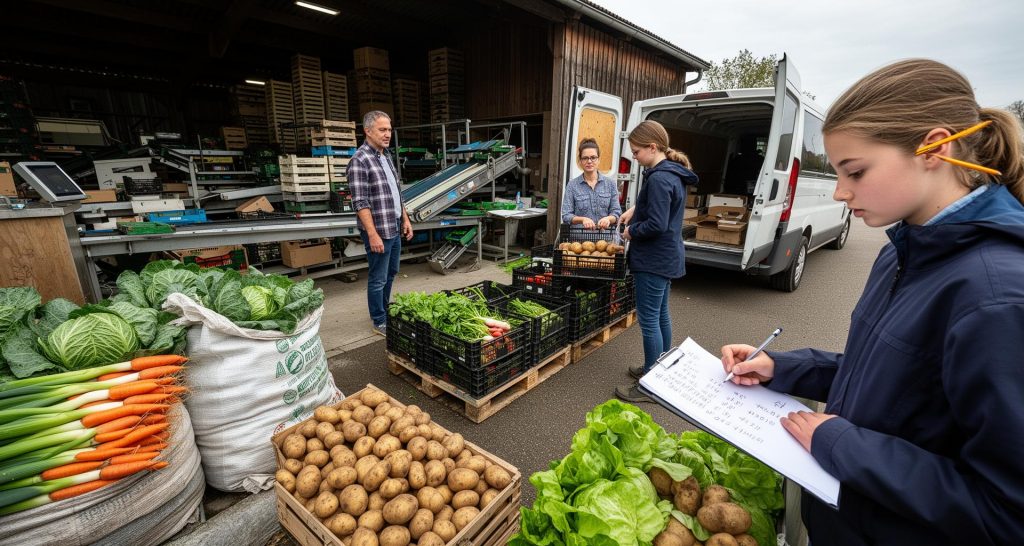 Gemüsehändler Kanamer Kisten