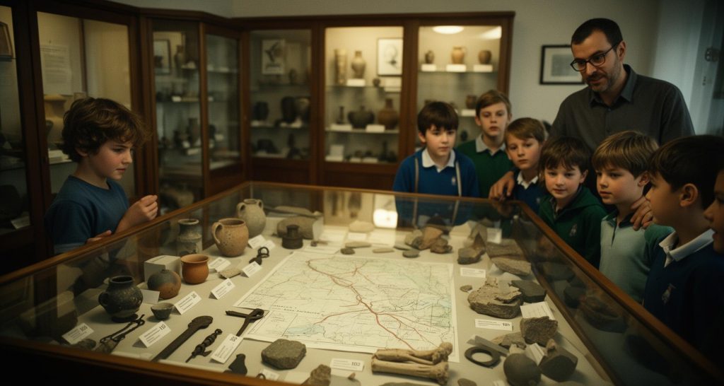 Im Seeländischen Institut für Vor- und Frühgeschichte Teichdorf