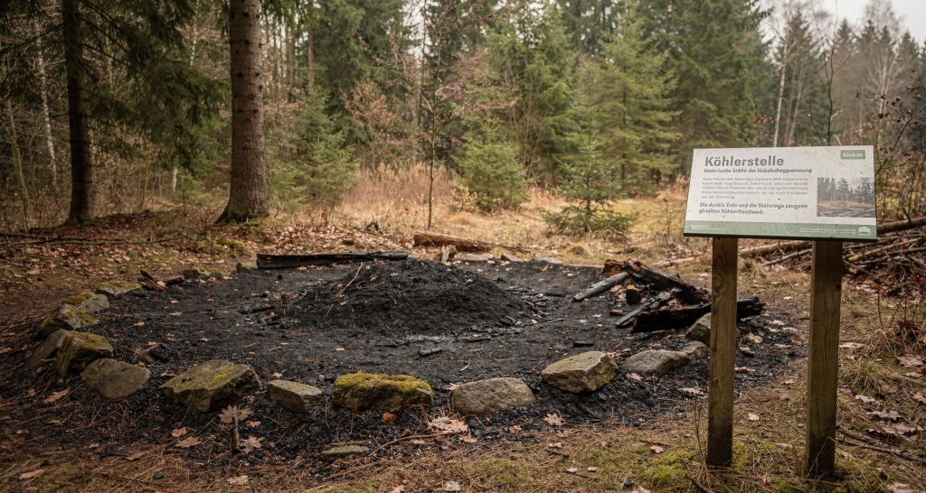 Köhlerstelle bei Radies