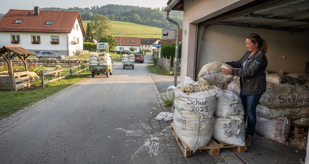 Wolle für das Dermbacher Wollwerk