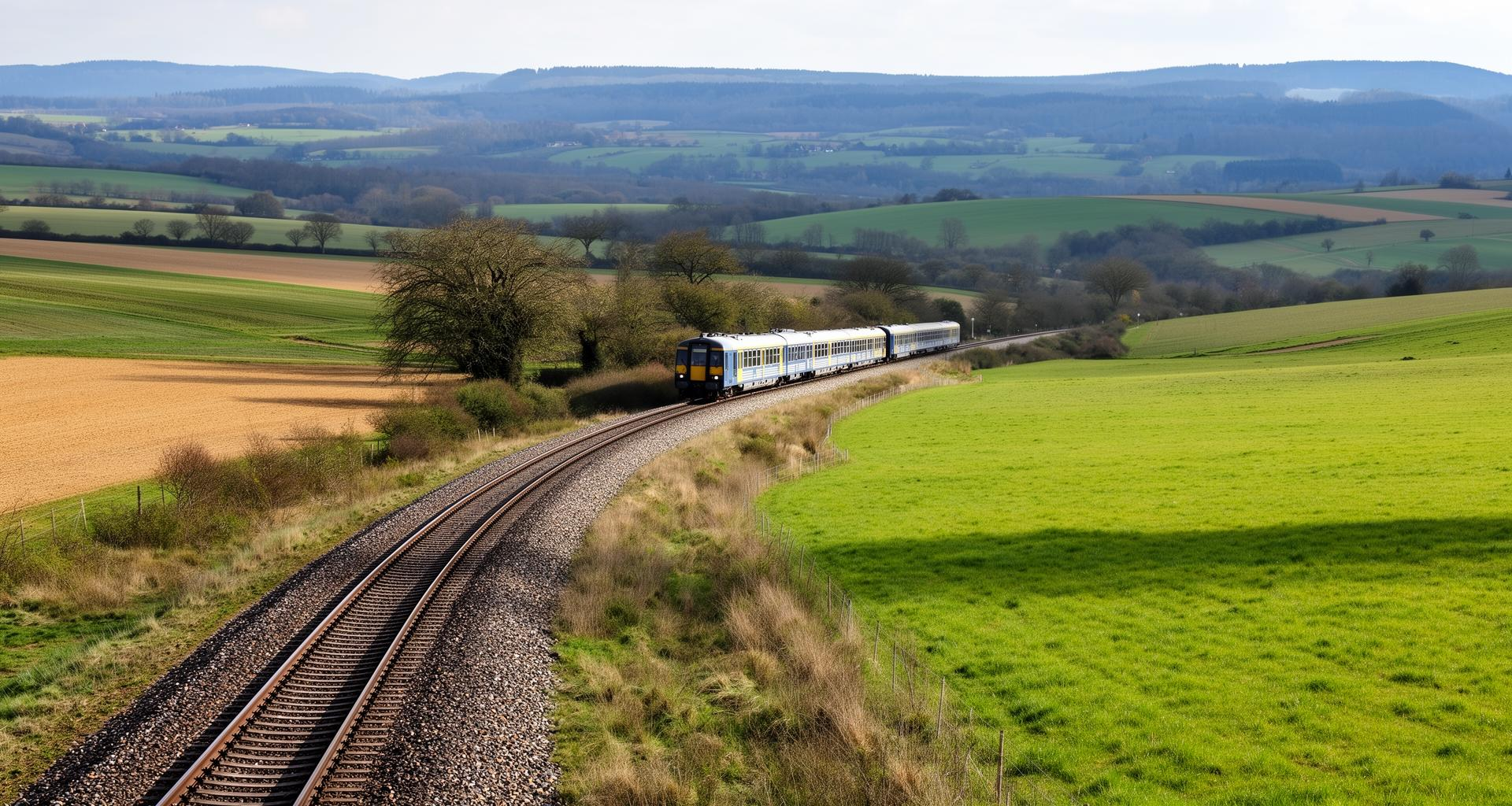 Linie 21 der Zentralmassivbahn von Seestadt nach Althaus