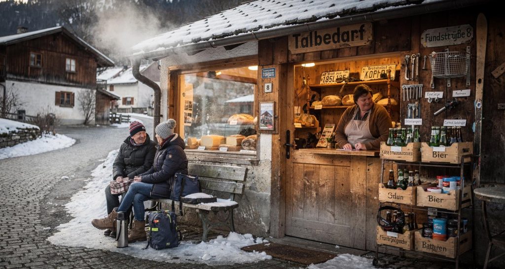 Der Laden Talbedarf in Dorfburg