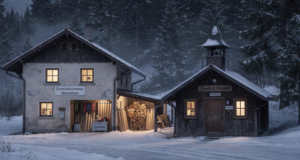 Forsthaus und Kapelle St. Wendelin in Waldfels