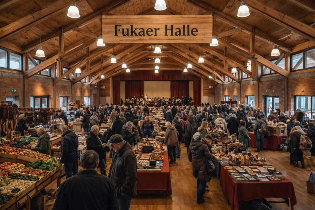 Wochenmarkt in der Fukaer Halle